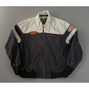 Harley-Davidson Rare Vintage WOMAN’S Mechanix Jacket  Patched Sz Medium Y2K